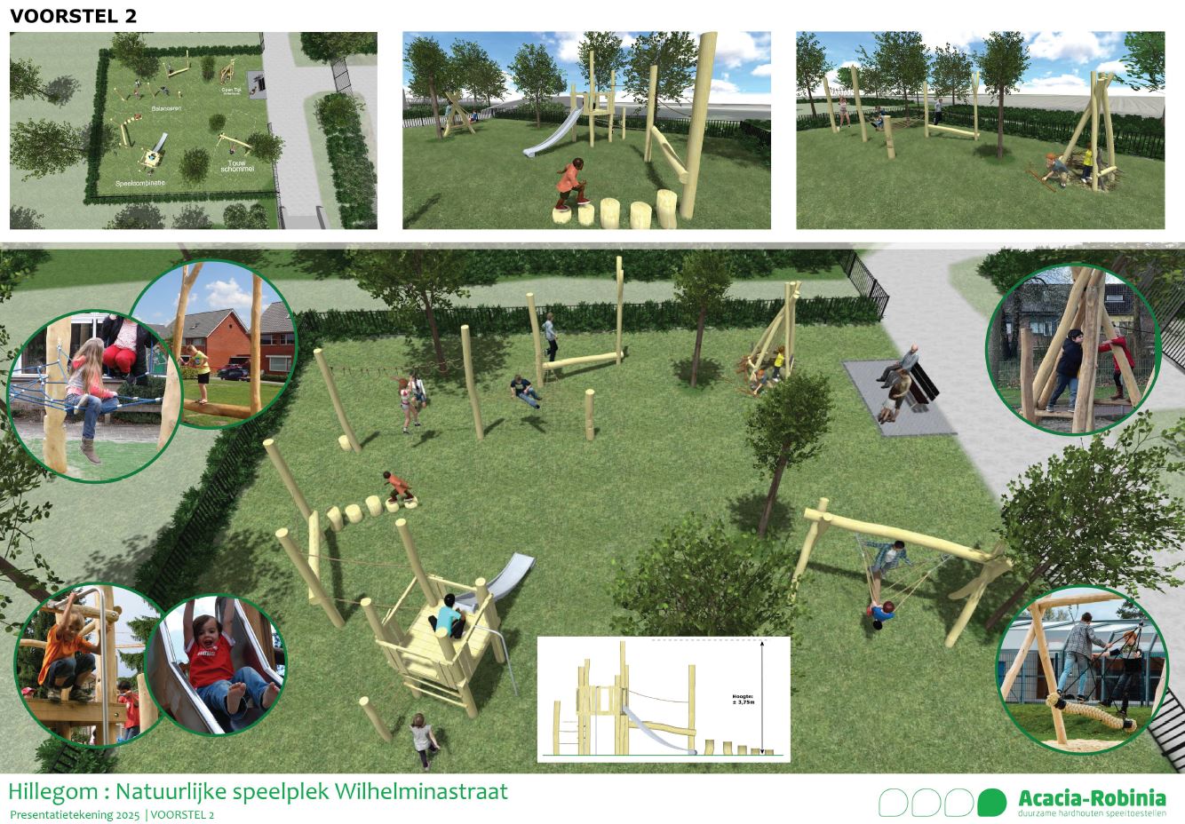 Ontwerp 2 speelplek Wilhelminalaan