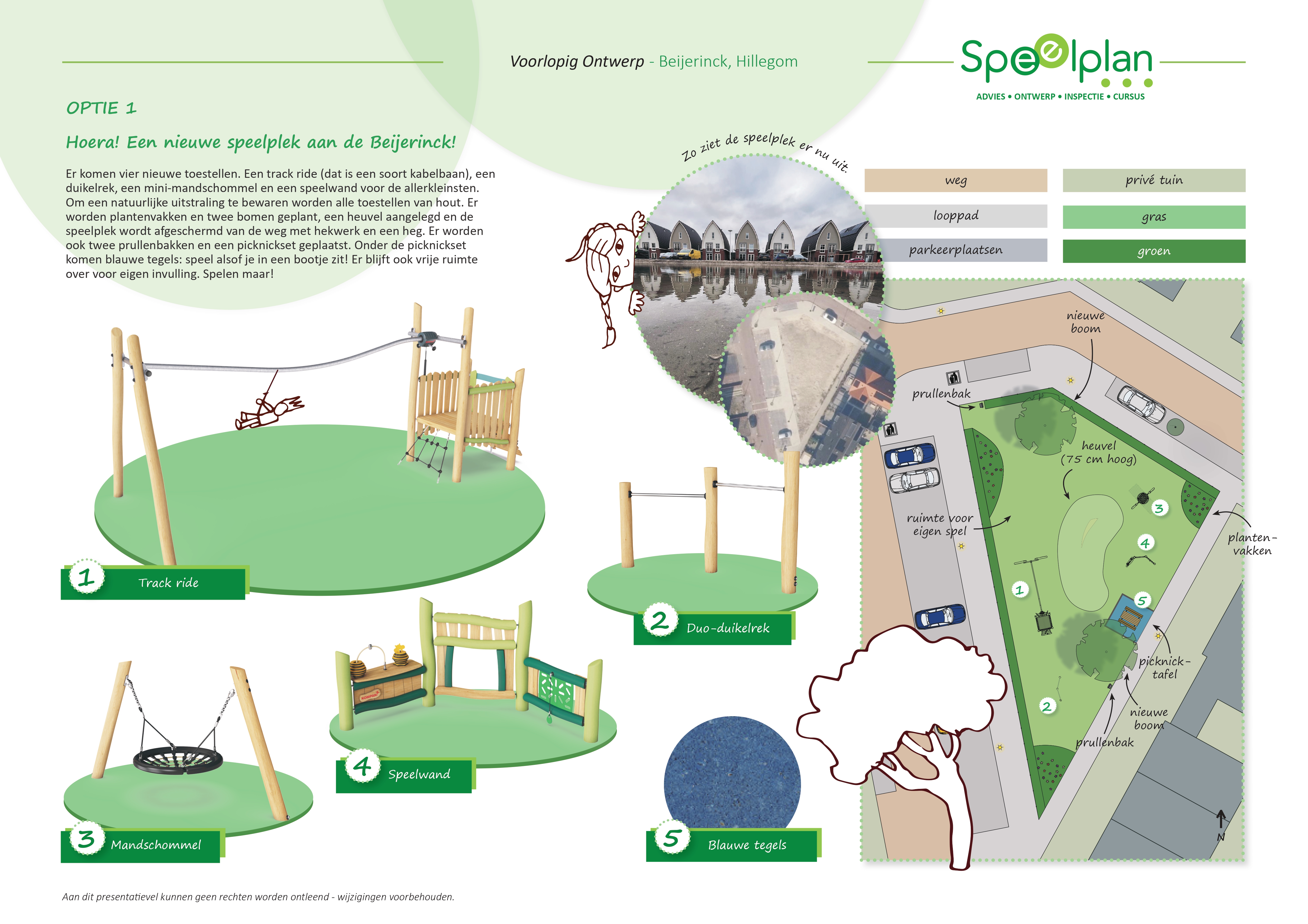 Ontwerp 1 speelplek Vossepolder