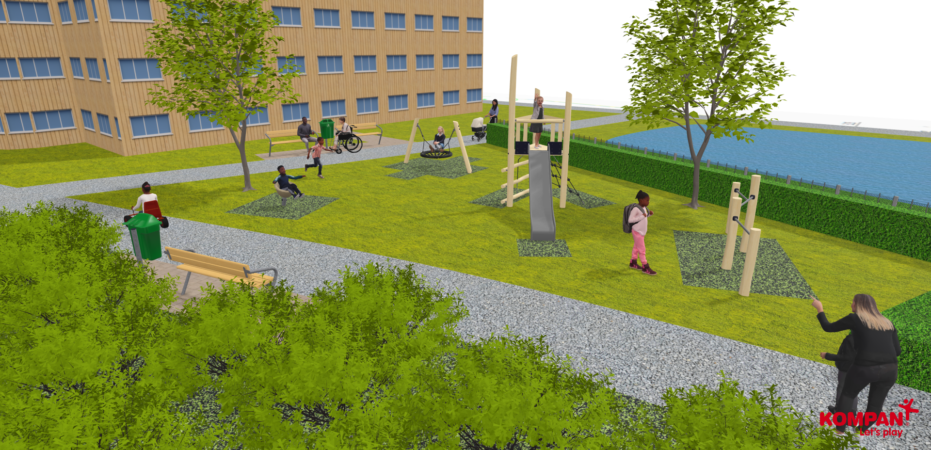 Ontwerp 1 speelplek Elzenhof