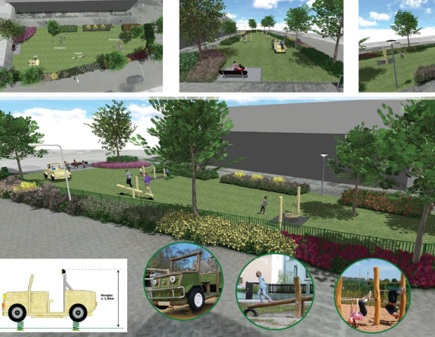 Ontwerp 1 speelplek Tongelaer